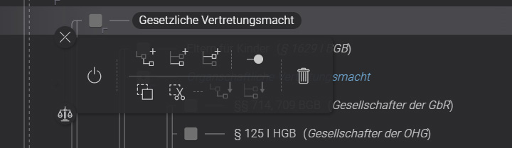 screenshot Palette für Create