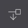 screenshot Symbol für abwärts verschieben